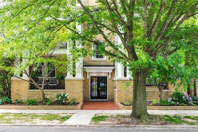 3029 Monument Ave Unit U6, Richmond, VA 23221 - doorway to property featuring french doors and brick siding