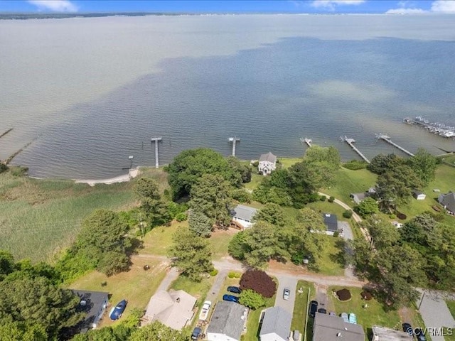 135 Trudie Dr, Center Cross, VA 22437 - aerial overview of property's location featuring a nearby body of water
