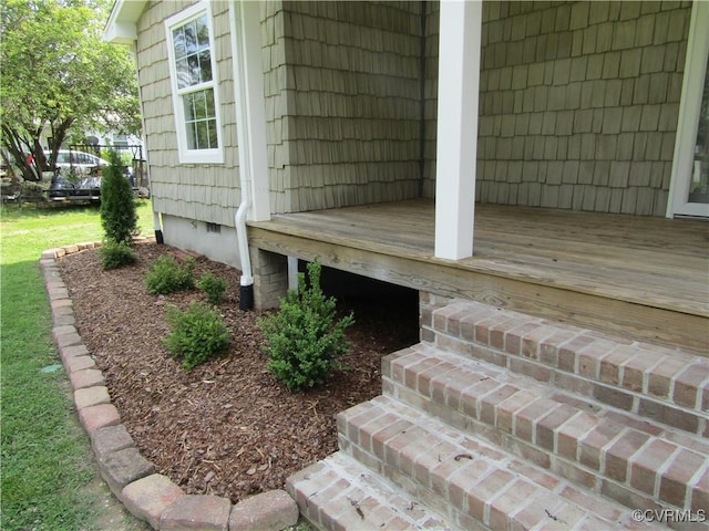 135 Trudie Dr, Center Cross, VA 22437 - view of deck
