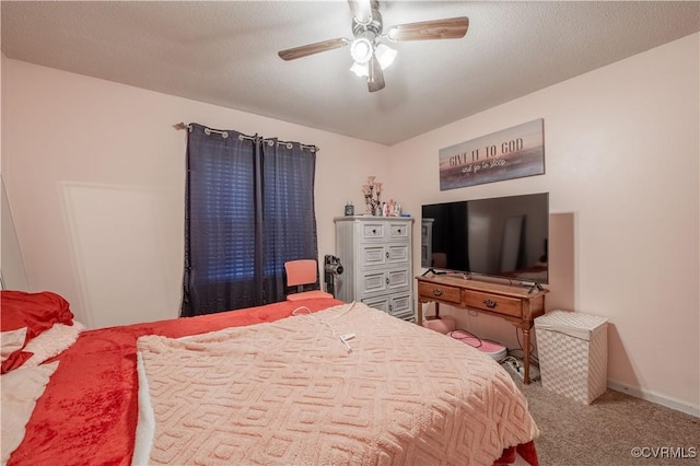 18517 Depot Rd, Mc Kenney, VA 23872 - carpeted bedroom featuring a ceiling fan
