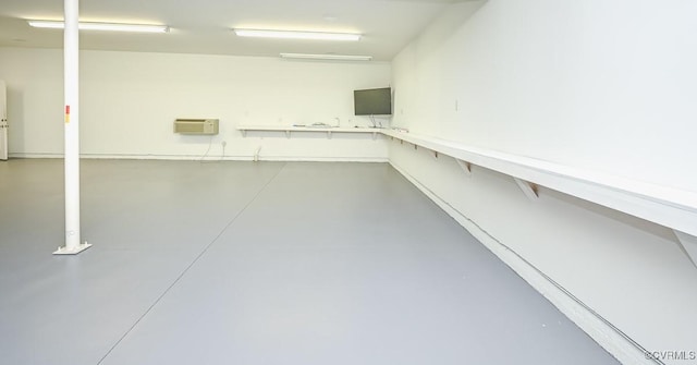 1037 Berryhill Rd, Henrico, VA 23231 - garage featuring an AC wall unit