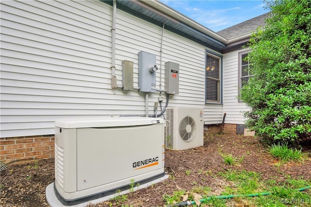 1468 Peppercorn Ln, Suffolk, VA 23432 - exterior view of a power unit, a cooling unit, electric meter, and crawl space