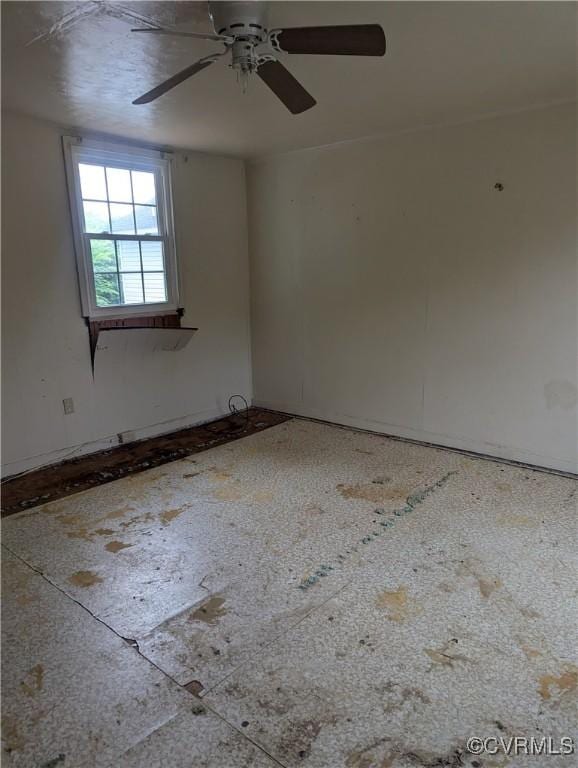 1224 Mckenzie St, Petersburg, VA 23803 - empty room featuring ceiling fan