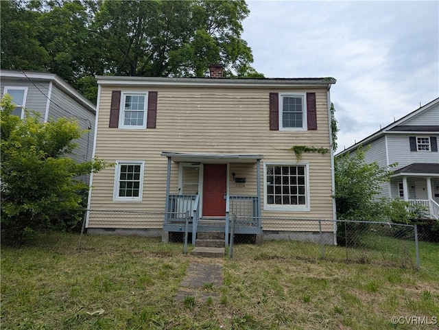 1224 Mckenzie St, Petersburg, VA 23803 - traditional-style home with a chimney