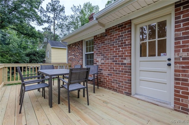 225 Philray Rd, Chesterfield, VA 23236 - deck featuring outdoor dining space