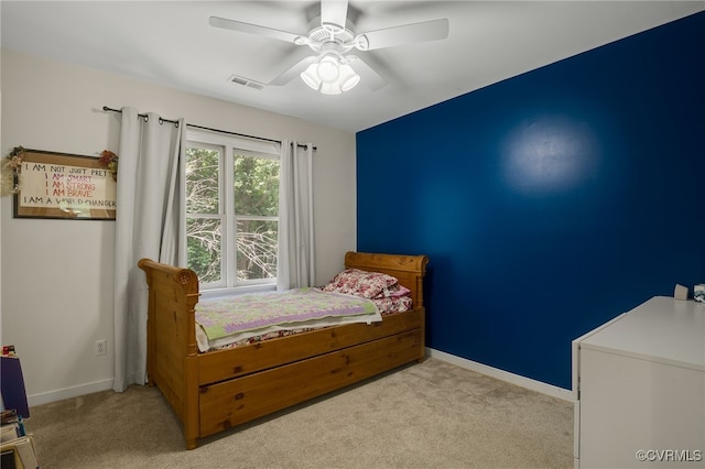 7727 Centerbrook Ct, Chesterfield, VA 23832 - carpeted bedroom with baseboards and ceiling fan
