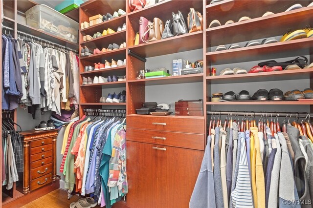 5225 Clipper Cove Rd, Chesterfield, VA 23112 - spacious closet featuring wood finished floors