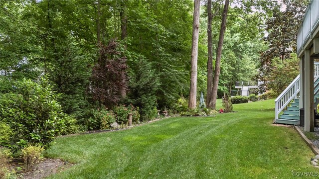5225 Clipper Cove Rd, Chesterfield, VA 23112 - view of green lawn with stairs