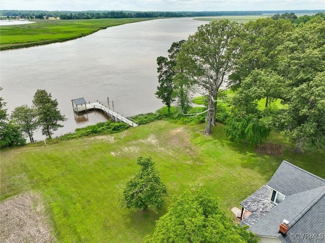 1765 Clifton Ln, Shacklefords, VA 23091 - drone / aerial view of a nearby body of water