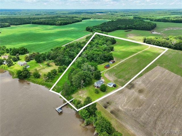 1765 Clifton Ln, Shacklefords, VA 23091 - view of rural area featuring property parcel outlined