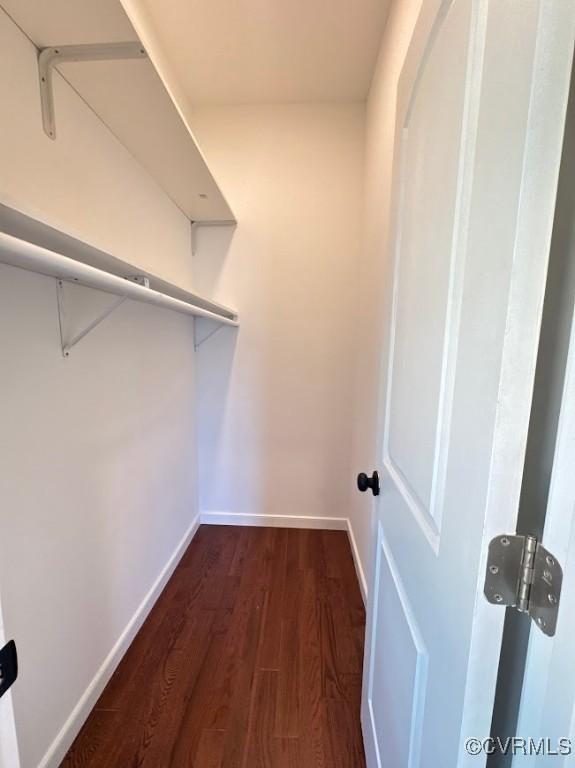401 N 3 1/2 Ave, Hopewell, VA 23860 - walk in closet featuring dark wood-style floors