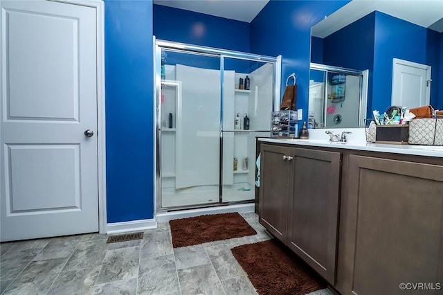 7547 Sedge Dr, New Kent, VA 23124 - full bathroom with a shower stall and vanity