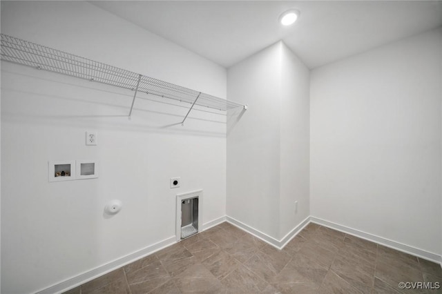 3805 Eastlook Ct, Powhatan, VA 23139 - laundry room with washer hookup, hookup for a gas dryer, hookup for an electric dryer, baseboards, and recessed lighting