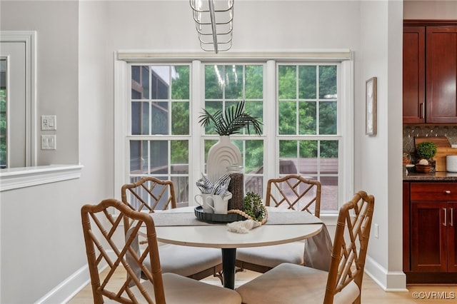 5308 Hillshire Way, Glen Allen, VA 23059 - dining space with healthy amount of natural light and light wood-style flooring
