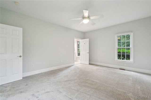 5308 Hillshire Way, Glen Allen, VA 23059 - carpeted empty room featuring a ceiling fan and a smoke detector