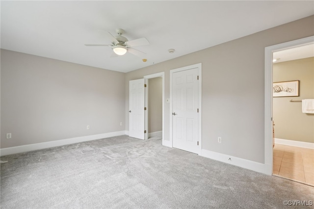 5308 Hillshire Way, Glen Allen, VA 23059 - unfurnished bedroom featuring carpet, ensuite bathroom, and a ceiling fan