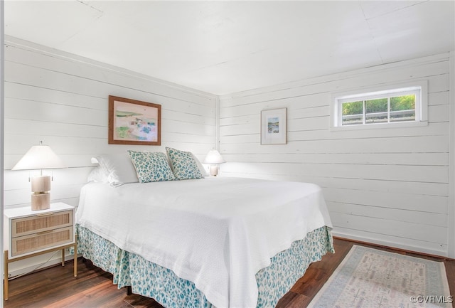 4103 Beechmont Rd, Richmond, VA 23235 - bedroom featuring wood finished floors and wooden walls