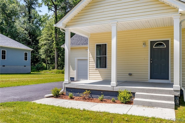 11800 Shady Ln, Chesterfield, VA 23831 - entrance to property featuring a porch and a lawn
