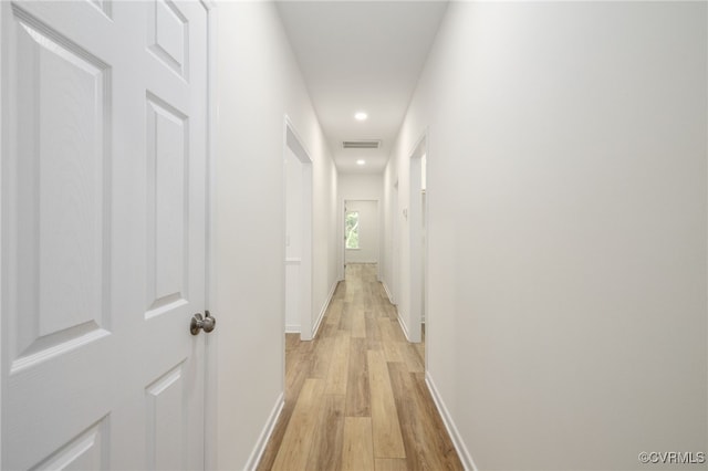 11800 Shady Ln, Chesterfield, VA 23831 - hall featuring light wood-type flooring, recessed lighting, and baseboards
