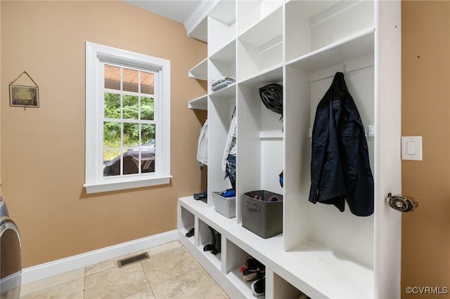 11021 Grub Hill Church Rd, Amelia Courthouse, VA 23002 - mudroom with baseboards and light tile patterned floors