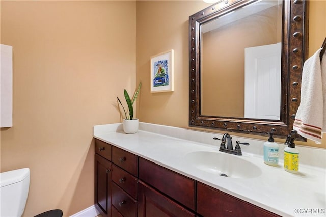 11021 Grub Hill Church Rd, Amelia Courthouse, VA 23002 - bathroom featuring vanity and toilet