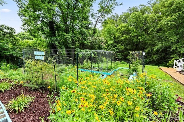 11021 Grub Hill Church Rd, Amelia Courthouse, VA 23002 - view of yard featuring a vegetable garden
