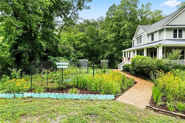 11021 Grub Hill Church Rd, Amelia Courthouse, VA 23002 - view of yard with a vegetable garden