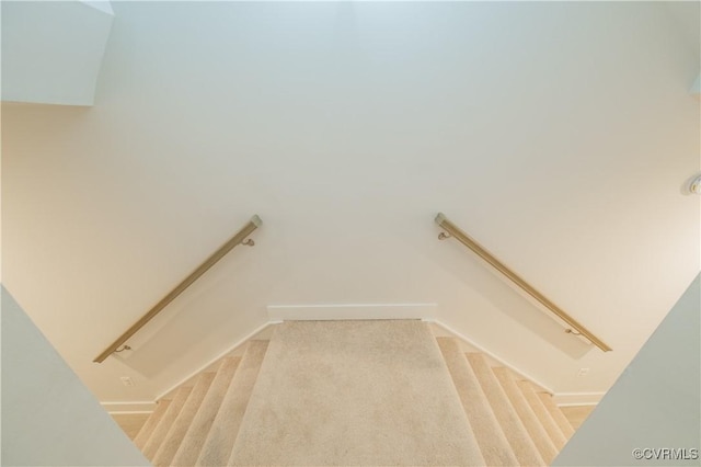 4302 Weaver Brook Rd Unit B, Glen Allen, VA 23233 - staircase with carpet flooring