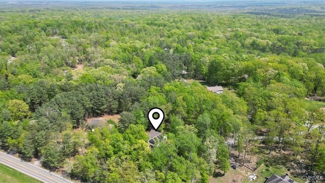 2024 Judes Ferry Rd, Powhatan, VA 23139 - aerial view of a heavily wooded area