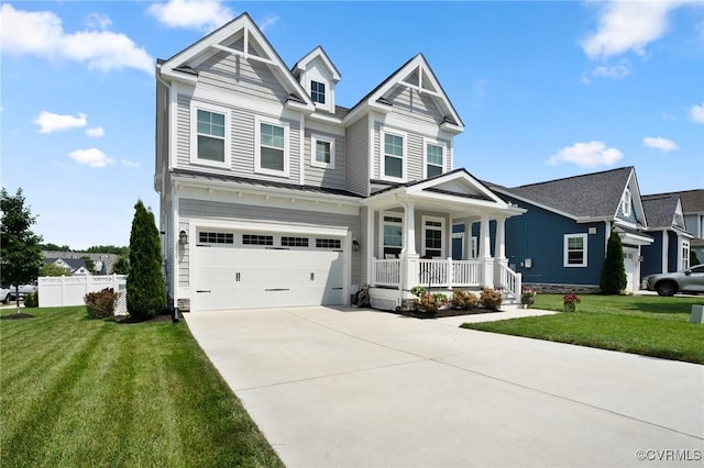 4025 Carrie Mill Xing, Glen Allen, VA 23059 - view of front facade with a porch, an attached garage, and driveway
