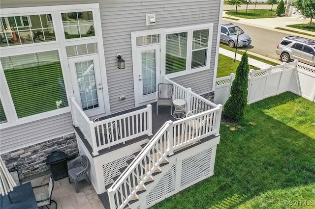 4025 Carrie Mill Xing, Glen Allen, VA 23059 - wooden terrace featuring stairway