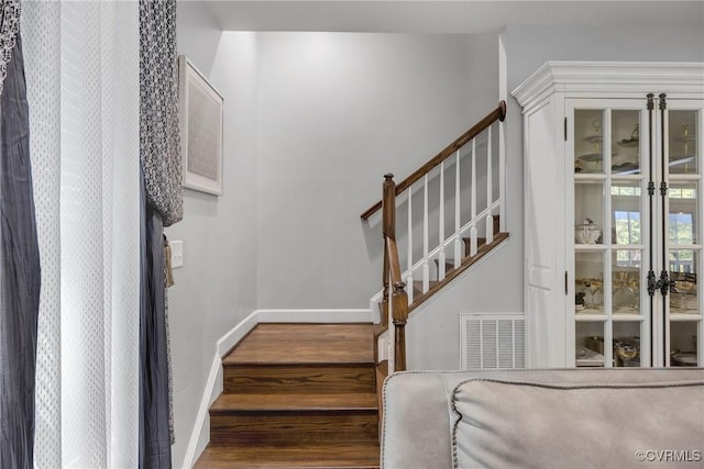5217 Aldenbrook Way, Henrico, VA 23059 - stairway featuring wood finished floors and baseboards