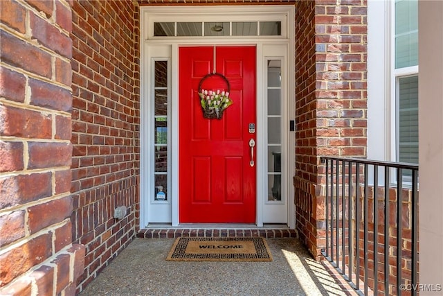 5217 Aldenbrook Way, Henrico, VA 23059 - property entrance featuring brick siding