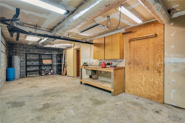 4285 Hadensville Farm Rd, Goochland, VA 23117 - garage with water heater
