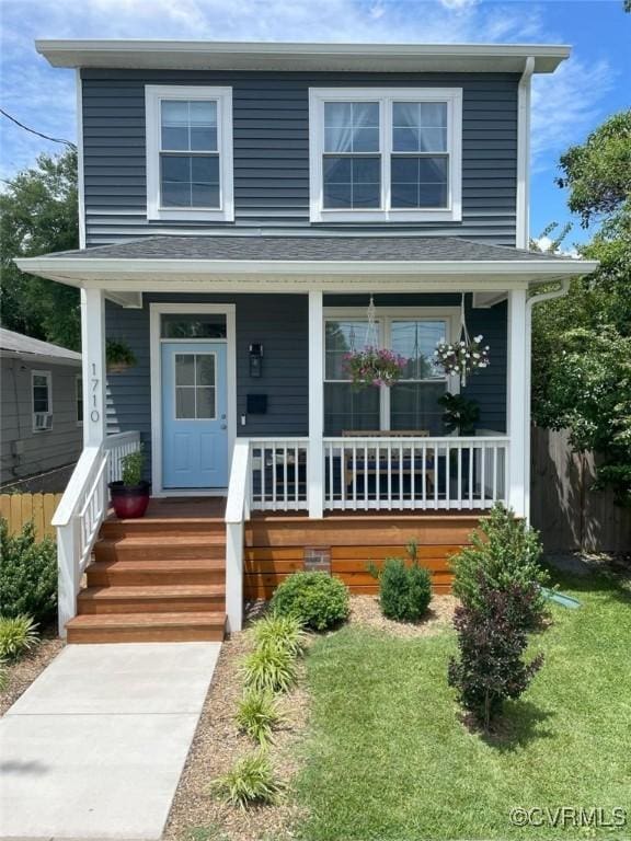 1710 N 29th St, Richmond, VA 23223 - view of front of house with a porch