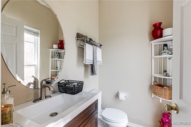 1408 Selma Ln, Henrico, VA 23223 - half bathroom with vanity and toilet