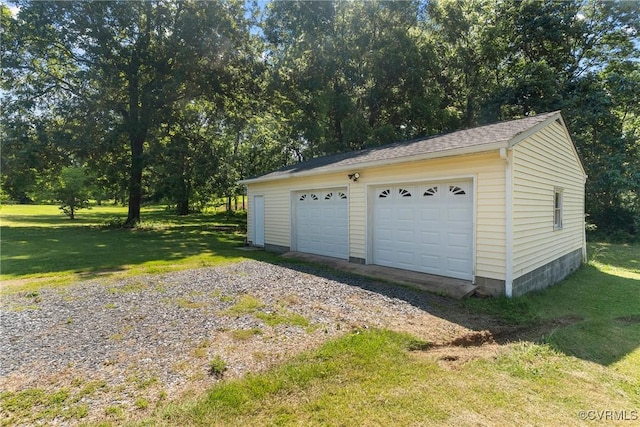 672 Main St, Dillwyn, VA 23936 - view of detached garage