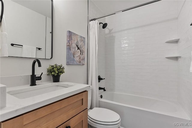 1307 Unison Dr, Chesterfield, VA 23113 - full bath with vanity, toilet, and shower / bath combination with curtain