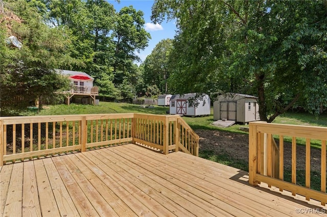 1307 Unison Dr, Chesterfield, VA 23113 - wooden terrace with a lawn and view of scattered trees