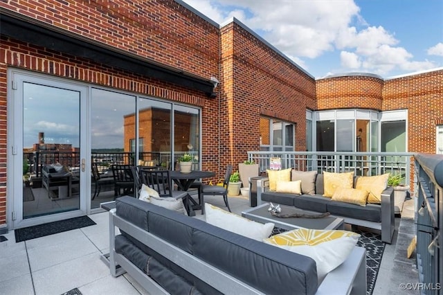 4820 Old Main St Unit 604, Henrico, VA 23231 - view of patio / terrace featuring an outdoor hangout area