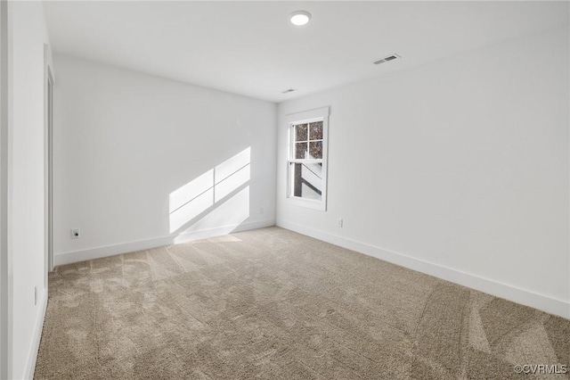 11183 Pinewild Dr, Providence Forge, VA 23140 - spare room featuring carpet, baseboards, and recessed lighting