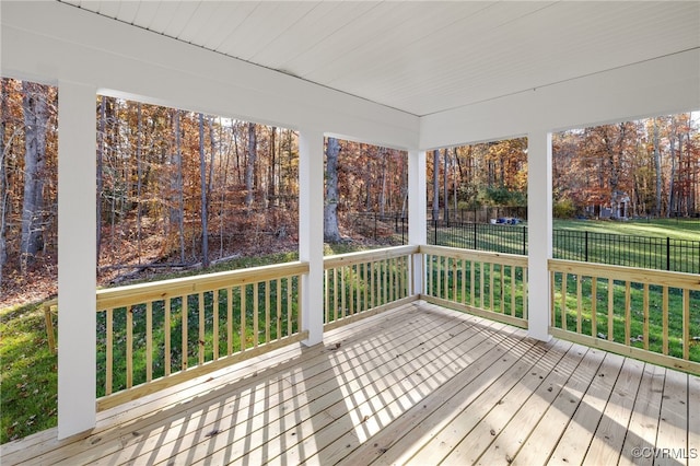 11183 Pinewild Dr, Providence Forge, VA 23140 - view of deck