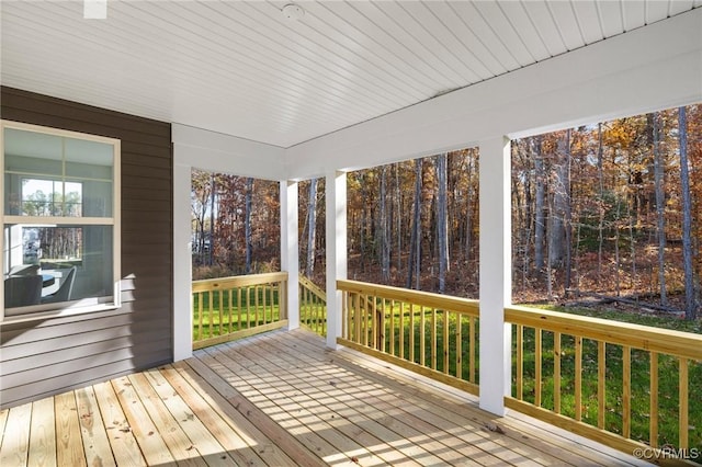 11183 Pinewild Dr, Providence Forge, VA 23140 - view of wooden deck
