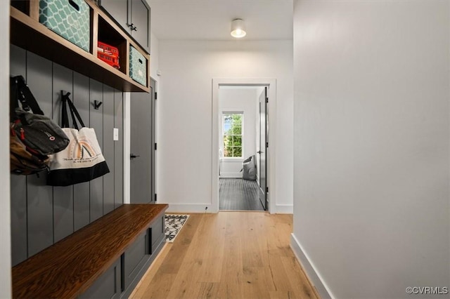 333 Pond View Ln, Goochland, VA 23103 - mudroom with baseboards and light wood-style flooring