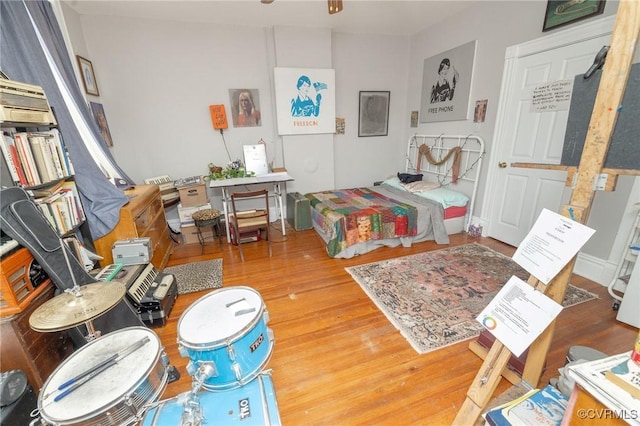 1701 W Leigh St, Richmond, VA 23220 - bedroom featuring wood finished floors