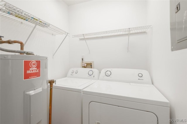 9394 Wind Haven Ct Unit 309, Henrico, VA 23060 - laundry area featuring water heater and washer and clothes dryer