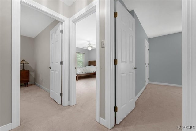 2730 Dalkeith Dr, Henrico, VA 23233 - hall featuring light colored carpet and baseboards