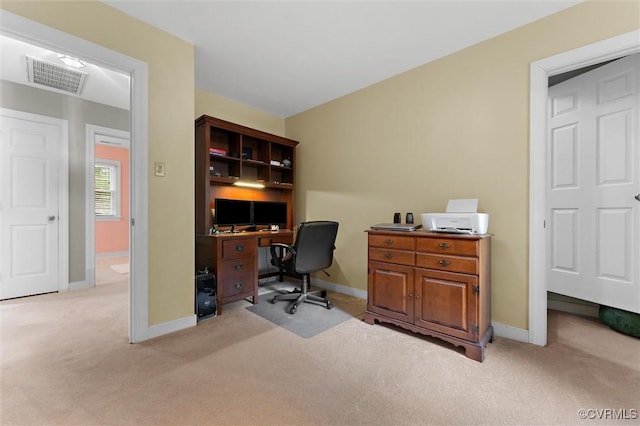 2730 Dalkeith Dr, Henrico, VA 23233 - office area featuring light colored carpet and baseboards
