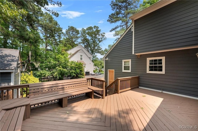 2730 Dalkeith Dr, Henrico, VA 23233 - view of wooden terrace