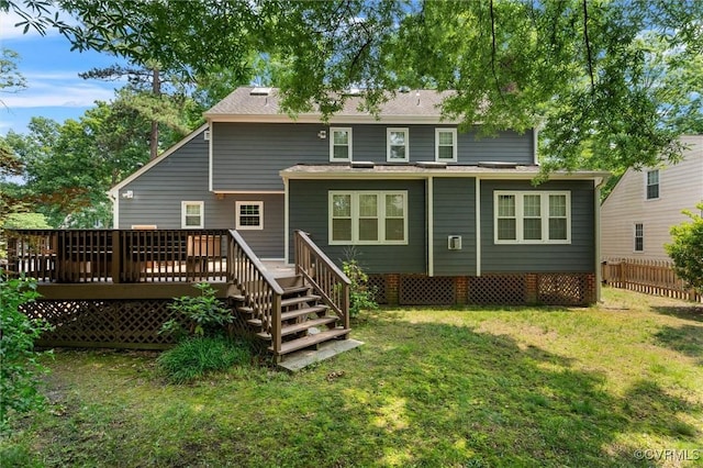 2730 Dalkeith Dr, Henrico, VA 23233 - back of house with a deck